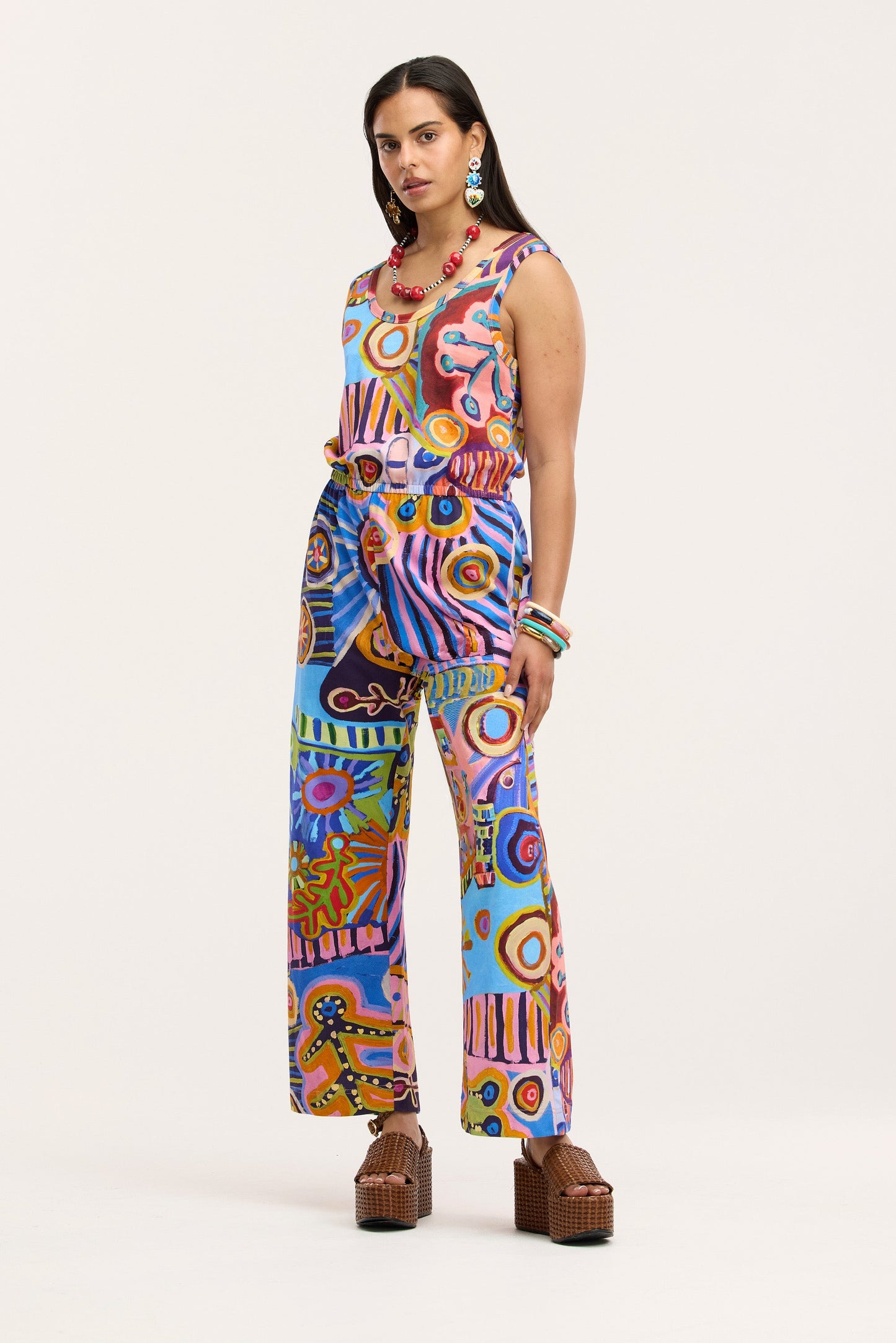 Saraeva Wide Leg Jumpsuit