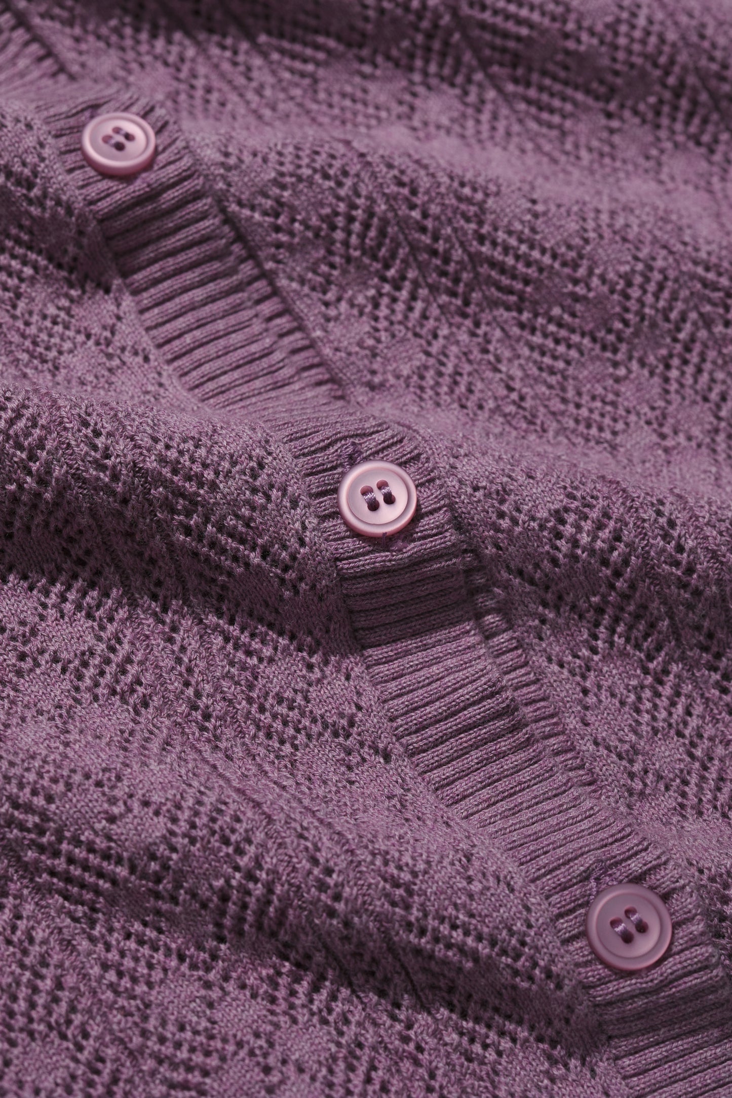Willowing Pointelle Organic Cotton Cardigan