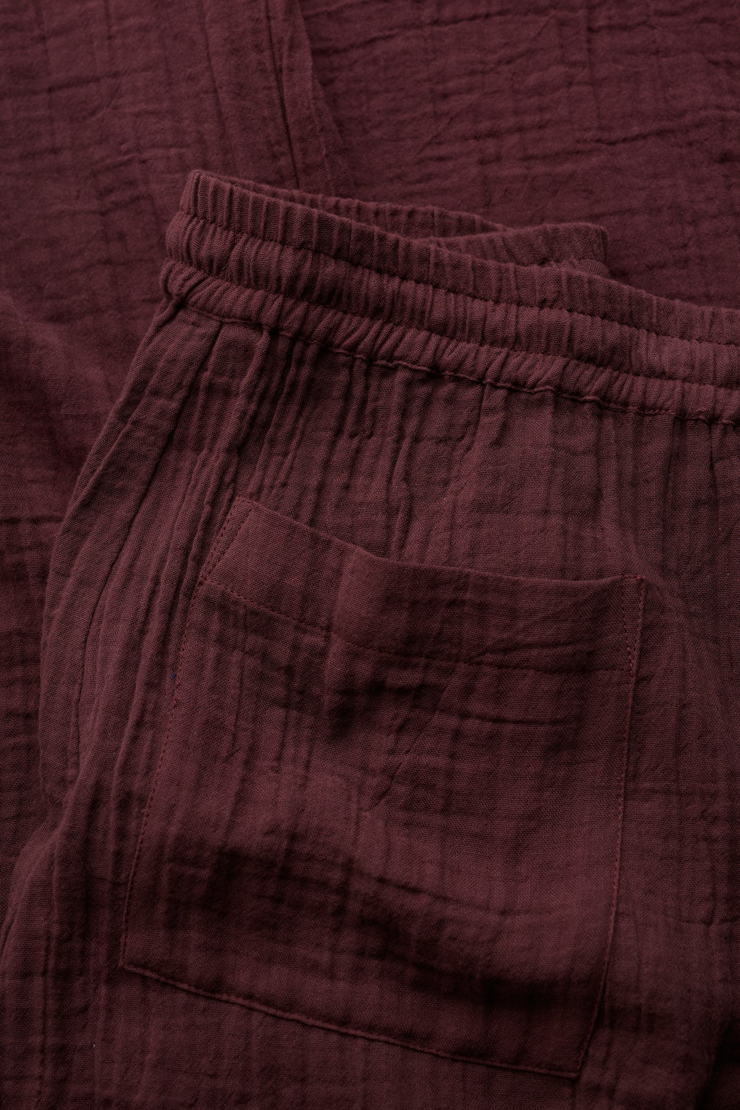 Tide Flow Wide Leg Organic Cotton Trousers